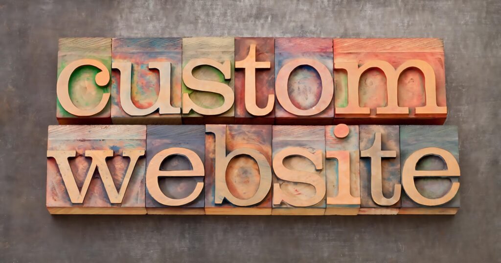 we offer customize website in web development services